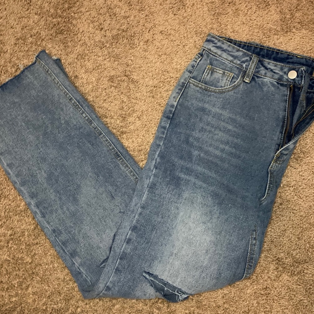 Thrifted Straight Leg Jeans
